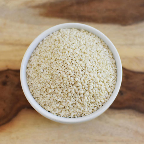 2 lb, Anthony's Organic Hulled Sesame Seeds, White, Raw, Gluten Free, Non GMO, Keto Friendly