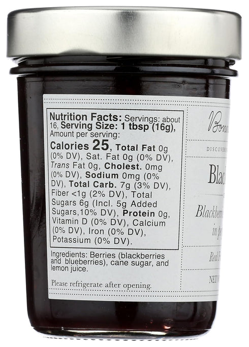 8.75 Bonnie's Jams Black and Blue, Ounce