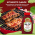 15 oz Ah-So Chinese-Style BBQ Sauce, Red Rib Squeeze Bottle Sweet & Tangy Spare Rib Marinade and Glaze for Pork
