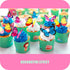 Butterfly Cake Toppers 40Pcs Set, GUCUJI Chocolate Mousse Cupcake Decoration (4 Patterns X 10)