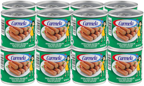 Carmela Chicken Sausage and Bouillon, Natural Smoke Flavor, 5 oz (Pack of 16)