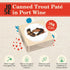 3, 75g Canned Trout Pat with Port Wine by Jose Gourmet, Wild Caught Portuguese Trout, Tinned Fish Pat, High Protein