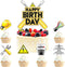 Electrician Cake Topper Set, 7 Pieces Electrical Tool Themed Birthday Party Decoration by LIANGSS