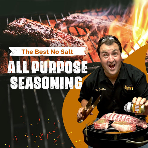 Todd’s DIRT - Low Down DIRT, 1.7 oz Gourmet All Purpose Seasoning, No Salt, Gluten-Free
