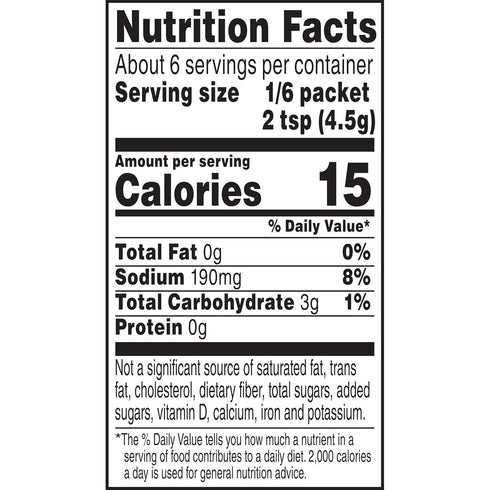 Ortega Taco Seasoning Mix, 40% Less Sodium, 1 Ounce (Pack of 12)