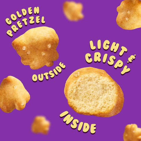 9 Oz Snack Factory Pop'ums White Cheddar Pretzel Snacks, Bag