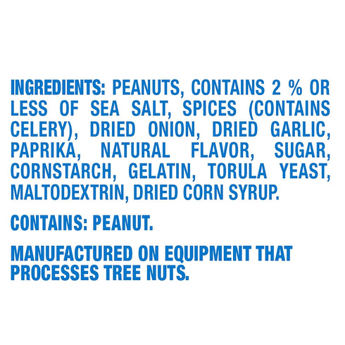 (6 oz Packet) Planters Dry Roasted Peanuts