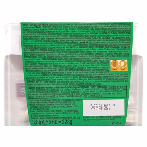 60 234g TIC TAC Box with Mini Boxes (Mint, Orange, Spearmint, Peach and Passion fruit) by Tic Tac