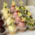 24 Pack Spanish Mi Bautizo Cupcake Toppers, Glitter Cross Angel Dove Picks for Religious Baby Shower Birthday Party