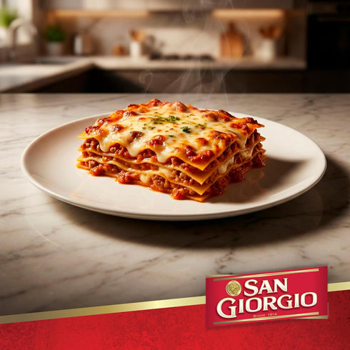 12 Pack (8 oz San Giorgio Oven Ready Lasagna Pasta, Boxes), No Boil Lasagna Noodles for Easy Layered Meals