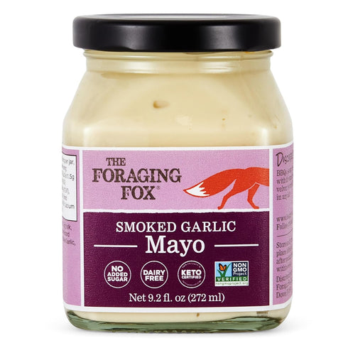 The Foraging Fox Mayo Garlic Smoked, 9.2 fl oz