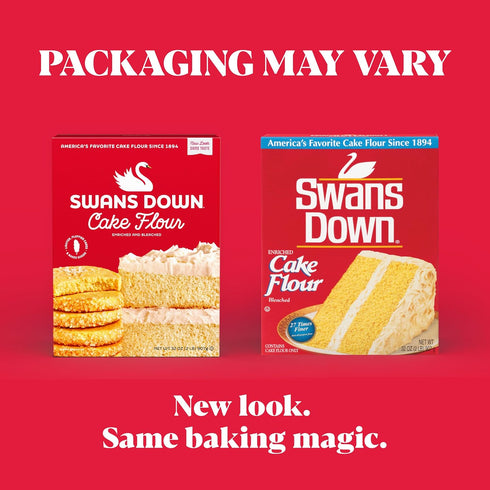 32oz (Pack 8) Swans Down Regular Cake Flour, Box