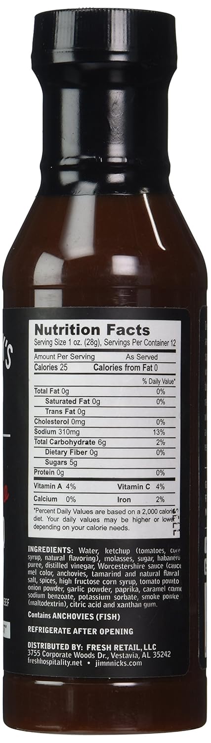 Jim N Nicks World Famous Southern Recipe Bar-B-Q Sauce - A Southern Original (Habanero)
