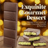 2.3 oz (65g) Ceres Gourmet Dubai Dark Chocolate Bar with Pistachio Cream and Kataifi, Gourmet Bitter Chocolate Candy