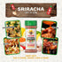 2 Sriracha Seasoning Mix, Bottles by Flavor God - Premium All Natural & Healthy Spice Blend for Veggie Frittata, Toast