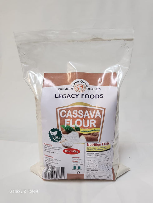 Legacy Foods 5lbs Cassava Flour (Lafun/Kokonte/Dippar)