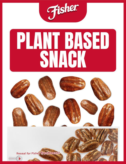 5.5 oz (Pack 1), Mammoth Fisher Snack Praline Pecans, of Resealable Pouch, Candied Pecans, Perfect for Gifting