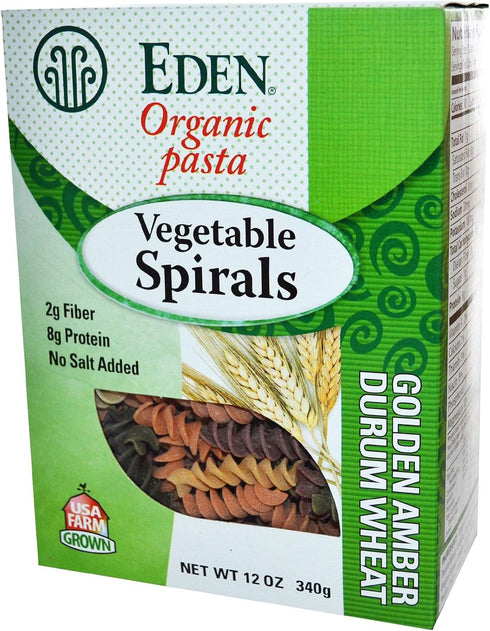 Eden Foods Vegetable Spirals Pasta - 12 oz