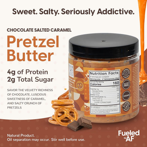 Fueled by AF Fueled AF Holiday Nut Butter Trio, Giftable Spreads (Peanut Brittle-Gingerbread Cookie and Chocolate