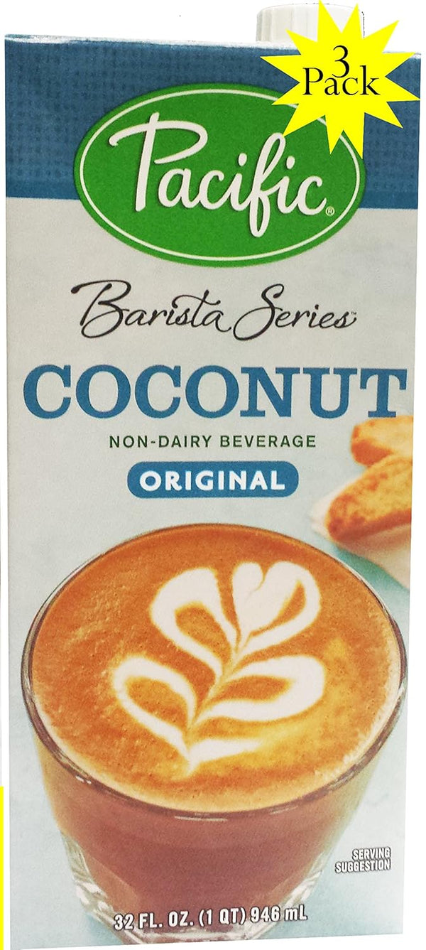 PACIFIC Barista Series Coconut Original 3 Pack