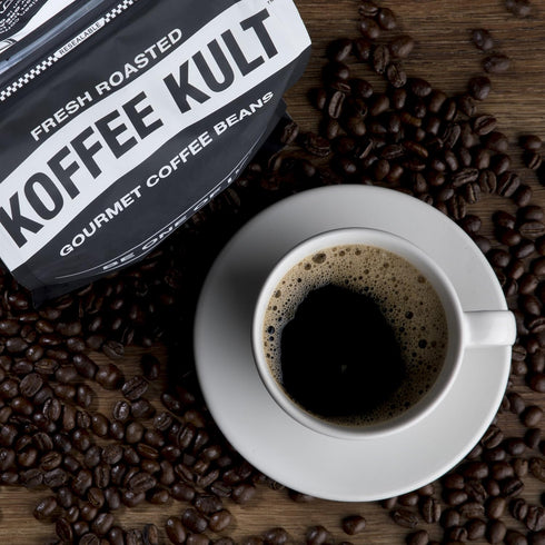 32oz) Koffee Kult Road Dog Dark Roast Coffee Beans (whole bean