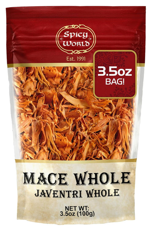 Spicy World Mace Whole 3.5oz (100g) - Javathri, Pure, Natural, Nutmeg's Rind