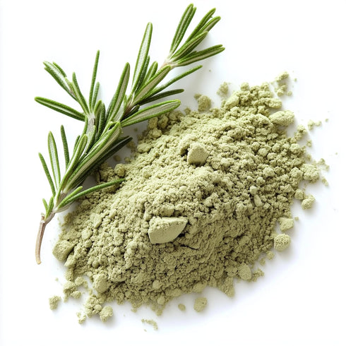 SavorSatch 4oz Ground Rosemary Powder - Resealable Pouch | GMO Free | Certified Kosher | Premium Moroccan Rosemary |