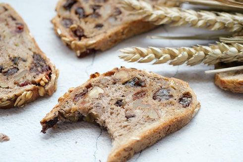 RawJoy Fresh Backed Cranberry Raisin Walnut Loaf Bread By