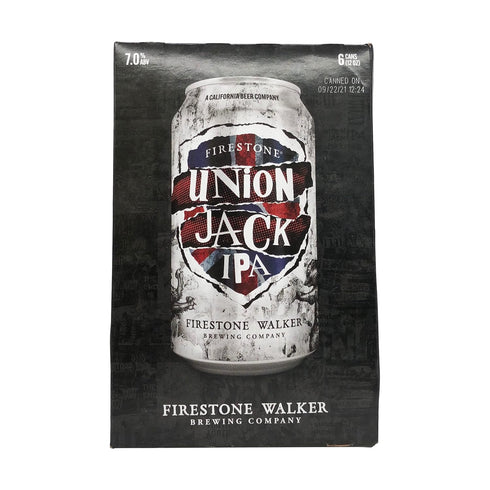Firestone Walker 6pk, 12 Oz , IPA Union Jack, Fl Cans