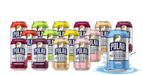 Polar Beverages All Flavor Variety Pack | Carbonated Flavored Sparkling Water, 12