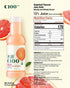 C100 Drink100mg 12% -15 oz, 445mL, 15 Pack Grapefruit Flavored Composite Juice Vitamin C Per Bottle, Real Fruit Juice