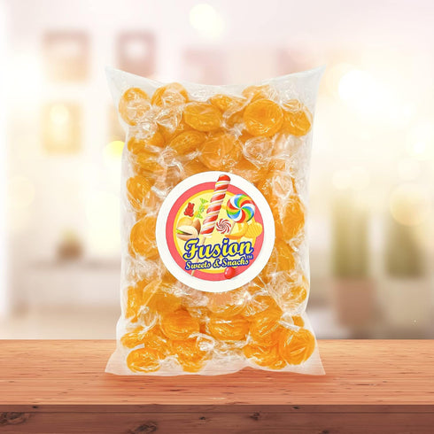 2LB Butterscotch Hard Candy - Bag of Individually Wrapped Butter Scotch Bulk Candy, Yellow Butterscotch Discs Are