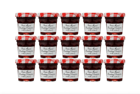 Bonne Maman Strawberry Preserves, 1 Ounce Jars (Pack of 15)