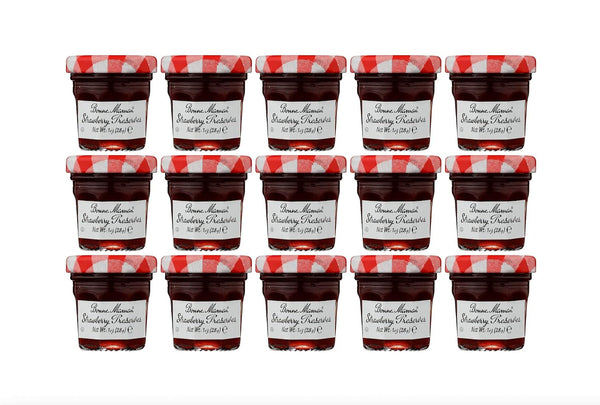 Bonne Maman Strawberry Preserves, 1 Ounce Jars (Pack of 15)