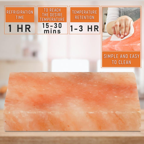 12x8x1.5 Inch 11 Lbs Premium Himalayan Salt Tiles (Plate) for BBQ & Grilling Natural Salt Block with Tray and Box