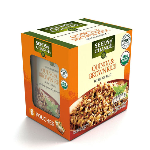 Seeds of Change Certified Organic Quinoa and Brown Rice with Garlic (8.5
