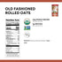 18 Oz (Pack 6) Nature's Path Organic Gluten Free Oats, Old Fashioned Oats, Canister