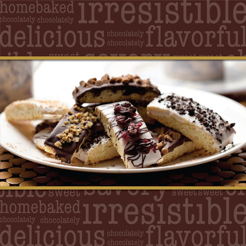 5 Barnetts Mothers Day Chocolate Biscotti Gift Basket, Gourmet Cookie Baskets Prime Food Gift Delivery for Women