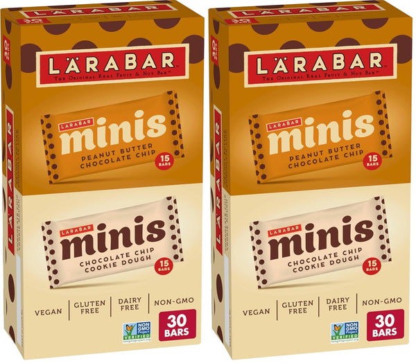 LRABAR Chocolate Mini Bars Variety Pack, Gluten Free Vegan Fruit & Nut