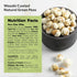 100% Packed (1 LB) NUTS U.S. - Wasabi Coated Natural Green Peas | Natural | Crunchy & Spicy | No Artificial Color