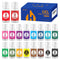 Gel Food Coloring Set 18 Vibrant Colors, 0.7 oz Each, Concentrated Gel