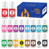 Gel Food Coloring Set 18 Vibrant Colors, 0.7 oz Each, Concentrated Gel