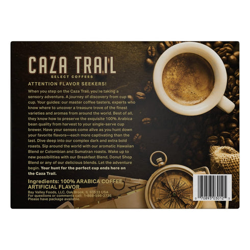 100 Count (Pack 1)(Packaging Caza Trail Coffee Pods, Creamy Hazelnut, Single Serve of May Vary)