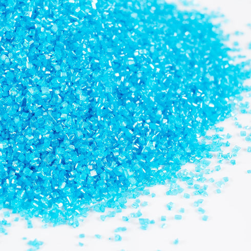 150g (5.3 oz) Blue Sanding Sugar - Edible Sparkling Sugar for Baking Decorations, Cookies, Cakes, Cupcakes, Ice Cream