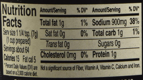 Custom Culinary 1 Gold Label Base Seafood, Pound