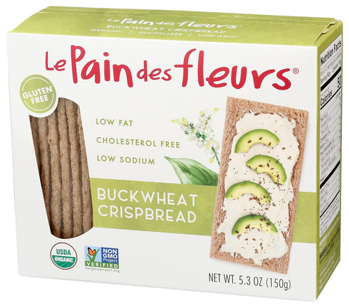 Le Pain des Fleurs Buckwheat Crispbread, 5.3 Ounce