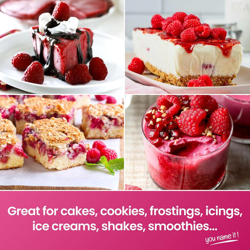LorAnn Oils Raspberry Bakery Emulsion, 4 Oz - Ideal for Cakes, Cookies & Desserts