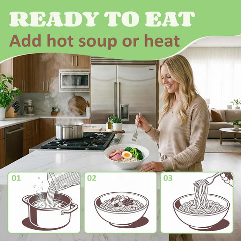Free,175mg HealSpot Pea Protein Konjac Noodle,Shirataki,Low Carb Pasta,Zero Fat Spaghetti,Gluten High Calcium,Keto