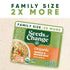 17.3 oz (Pack 6) SEEDS OF CHANGE Organic Quinoa & Brown Rice with Garlic Family Size, Organic Food, Pouch