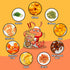 CHIRAMEN Seafood Veggie Mix Dried Ramen Toppings, Shrimp, Fishcake, Imitation Crab, Squid, Plant-Based Beef, Eggs